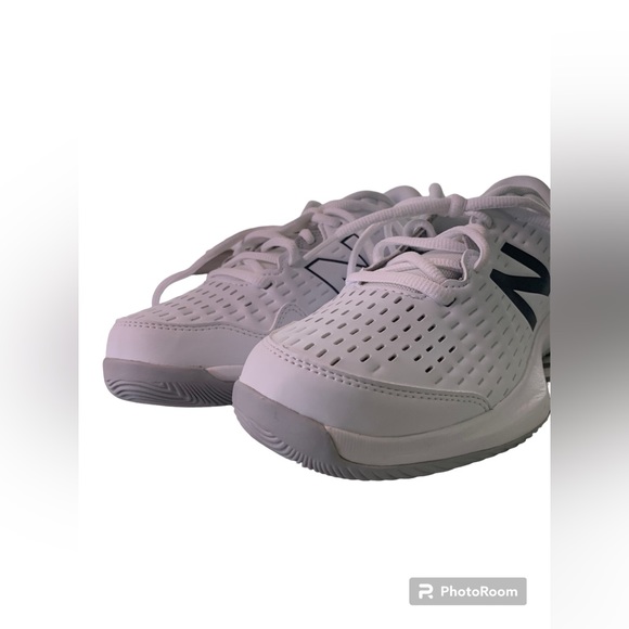 New Balance KC696WT4 Tennis Kids Color: White NWT (Also has Blue and Pink Laces) - Picture 4 of 9